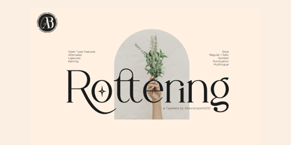 Rottering Font Poster 1