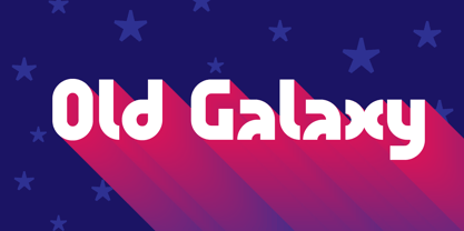 Old galaxy Font Poster 1