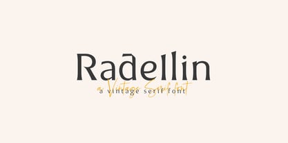 Radellin Font Poster 1