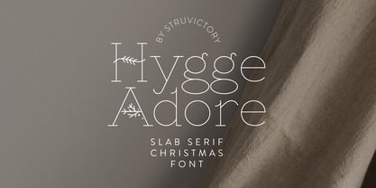 Hygge Adore Font Poster 1