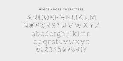 Hygge Adore Font Poster 4