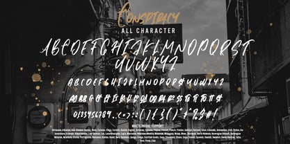 Conspiracy Font Poster 7