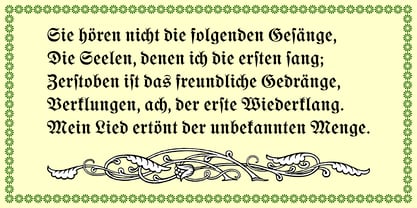 Goethe Fraktur Font Poster 4