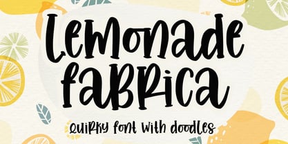 Lemonade Fabrica Font Poster 1