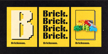 NT Brick Sans Police Poster 4