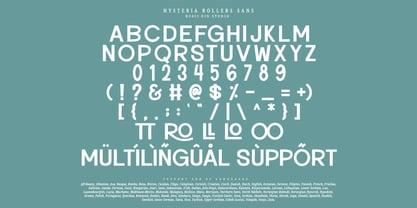 Hysteria Rollers Font Poster 12