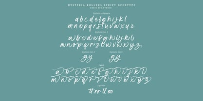 Hysteria Rollers Font Poster 10