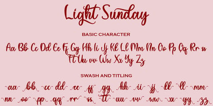 Light Sunday Font Poster 5