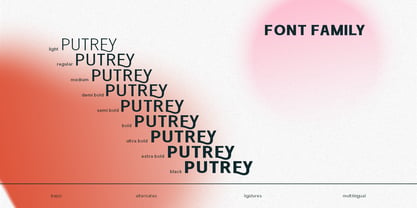 Putrey Font Poster 14