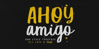 Ahoy Amigo Font Poster 1