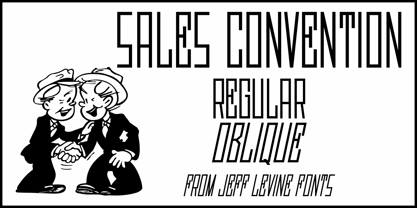 Sales Convention JNL Font Poster 1