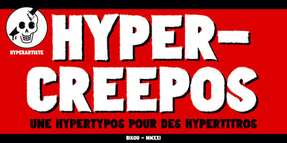 Hypercreepos Font Poster 4
