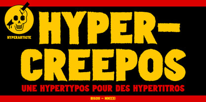 Hypercreepos Font Poster 1