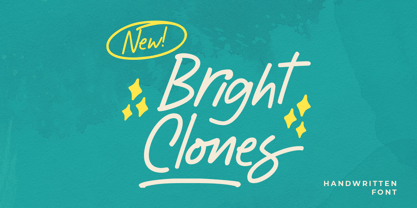 Bright Clones Font Poster 1