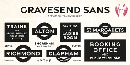 Gravesend Sans Font Poster 9