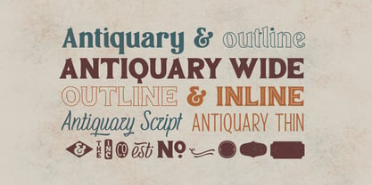 Antiquary Font Poster 2