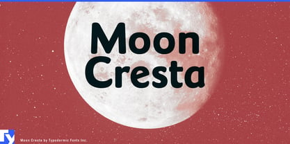 Moon Cresta Fuente Póster 1