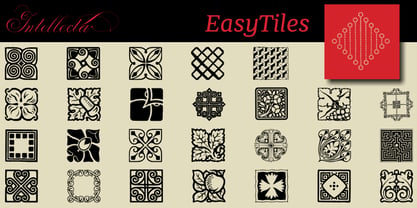 Easy Tiles Font Poster 2