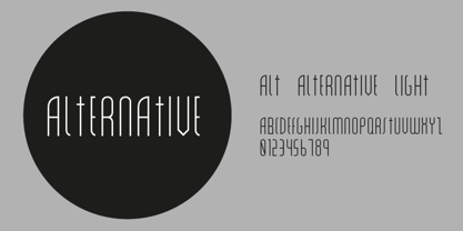 Alt Alternative Font Poster 1