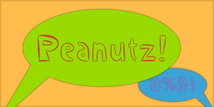 Peanutz Font Poster 1