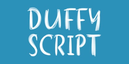 Duffy Script Font Poster 2