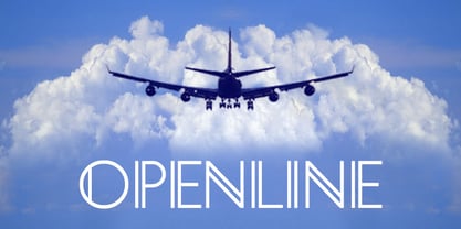 Openline Font Poster 1