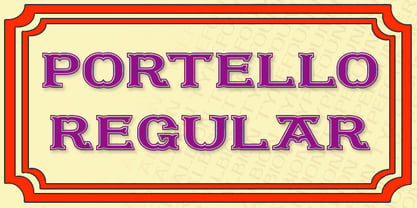 Portello Font Poster 2