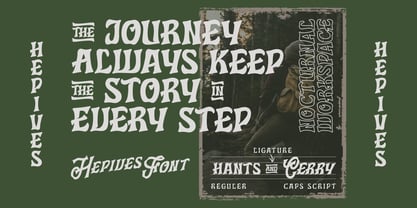 Hepives Font Poster 7