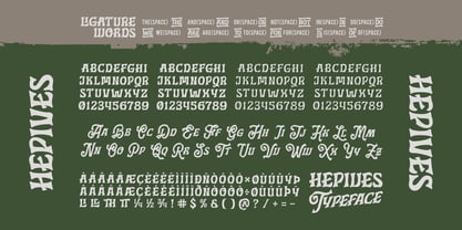 Hepives Font Poster 5