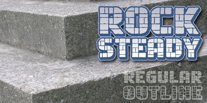 Rock Steady BB Font Poster 1