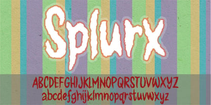 Splurx Font Poster 1