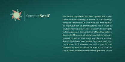Sommet Serif Font Poster 1