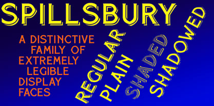 Spillsbury Font Poster 2