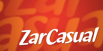 Zar Casual Font Poster 1