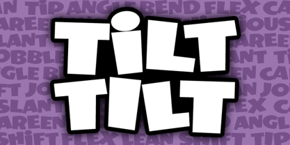 TILT Font Poster 1