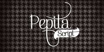 Pepita Script Font Poster 1