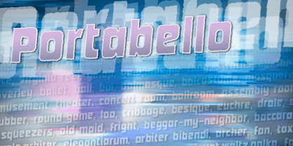 SF Portabello Font Poster 1