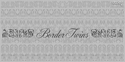 Border Twins Font Poster 4