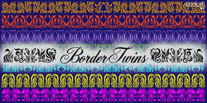 Border Twins Font Poster 2