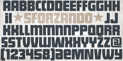 Sforzando Font Poster 4