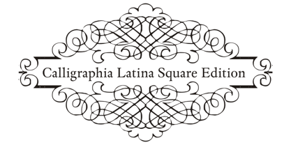 CalligraphiaLatinaSquareEdition Font Poster 1