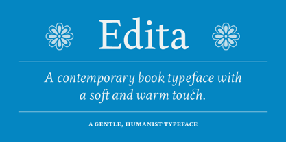 Edita Font Poster 2