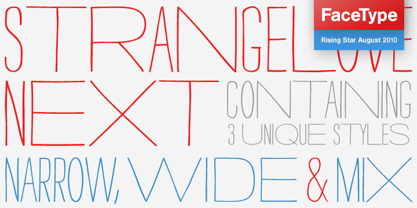 Strangelove Next Font Poster 1