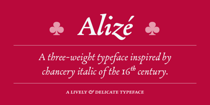 Alizé Font Poster 2