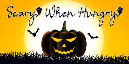 Halloween Script Font Poster 3