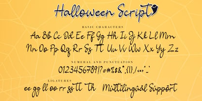 Halloween Script Font Poster 9