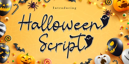 Halloween Script Font Poster 1