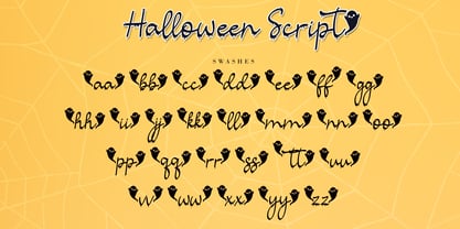 Halloween Script Fuente Póster 10
