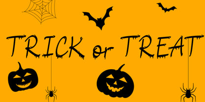 Halloween Script Font Poster 2