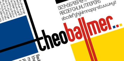 Theo Ballmer Font Poster 1
